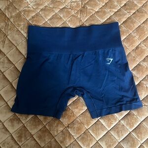 Gymshark Navy Blue Bike Shorts